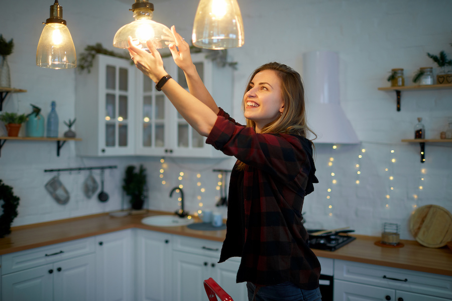 tunable LED kitchen lighting